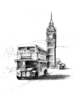 Dibujo para "Cinco días en Londres"